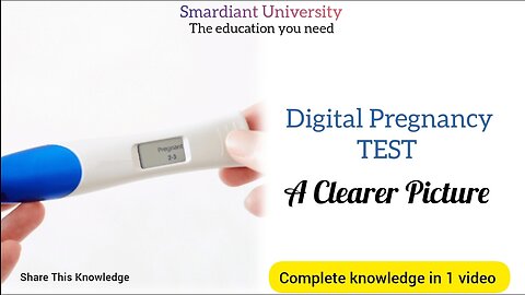 Digital Pregnancy Tests. What to expect? Is Digital Pregnancy Test More Accurate #pregnant#pregnancy