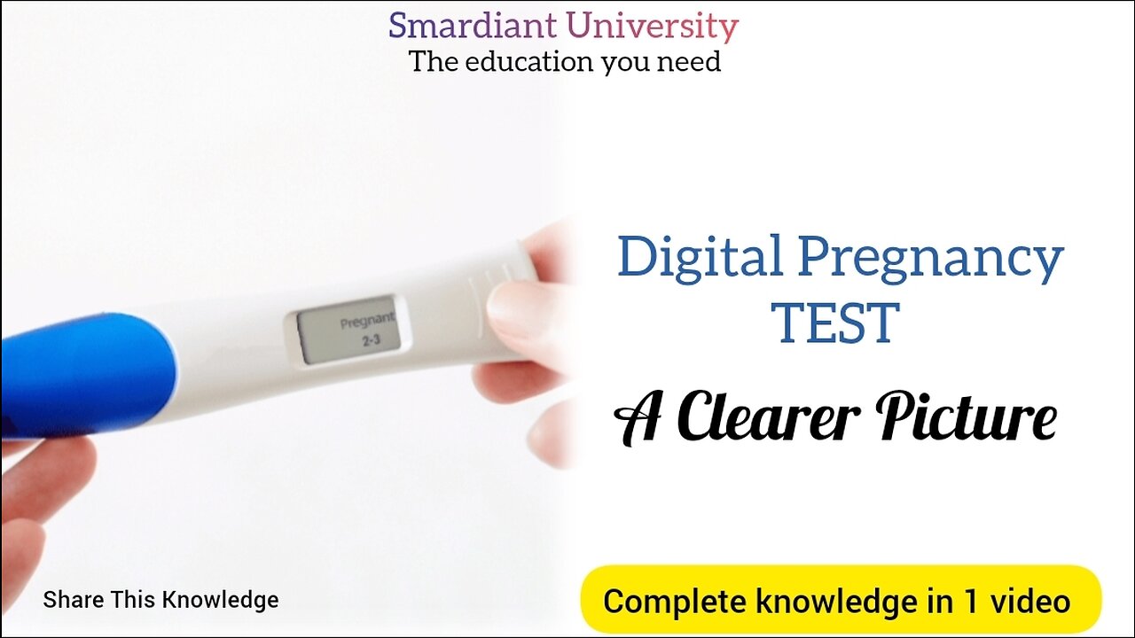 Digital Pregnancy Tests. What to expect? Is Digital Pregnancy Test More Accurate #pregnant#pregnancy