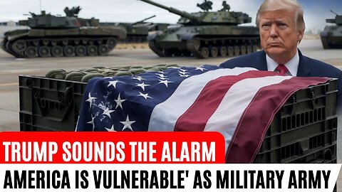 Trump Sounds the Alarm: America is Vulnerable as Military Ammunition Runs Dry