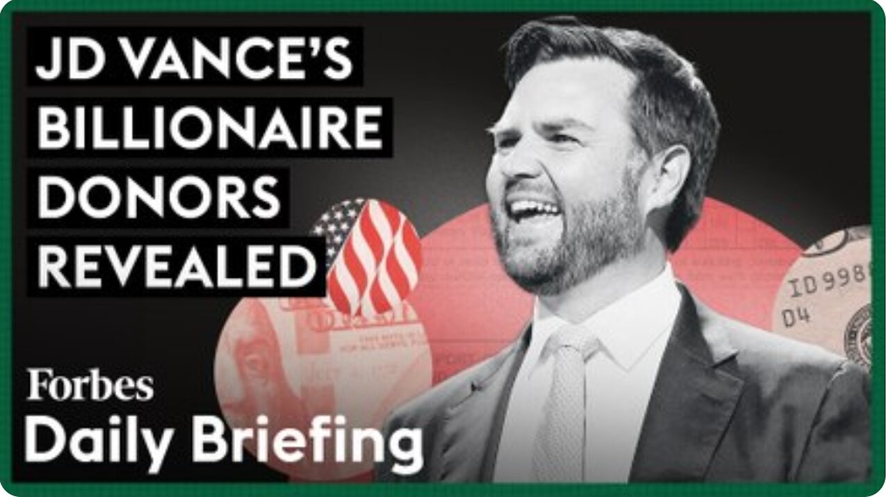 JD Vance’s Biggest Billionaire Donors