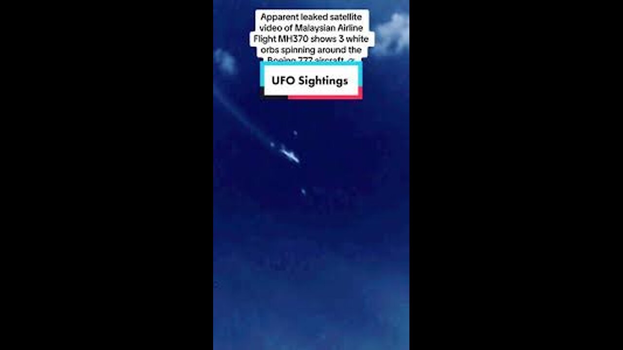 Proven: Malaysia Airlines Flight 370 Captured by UFO