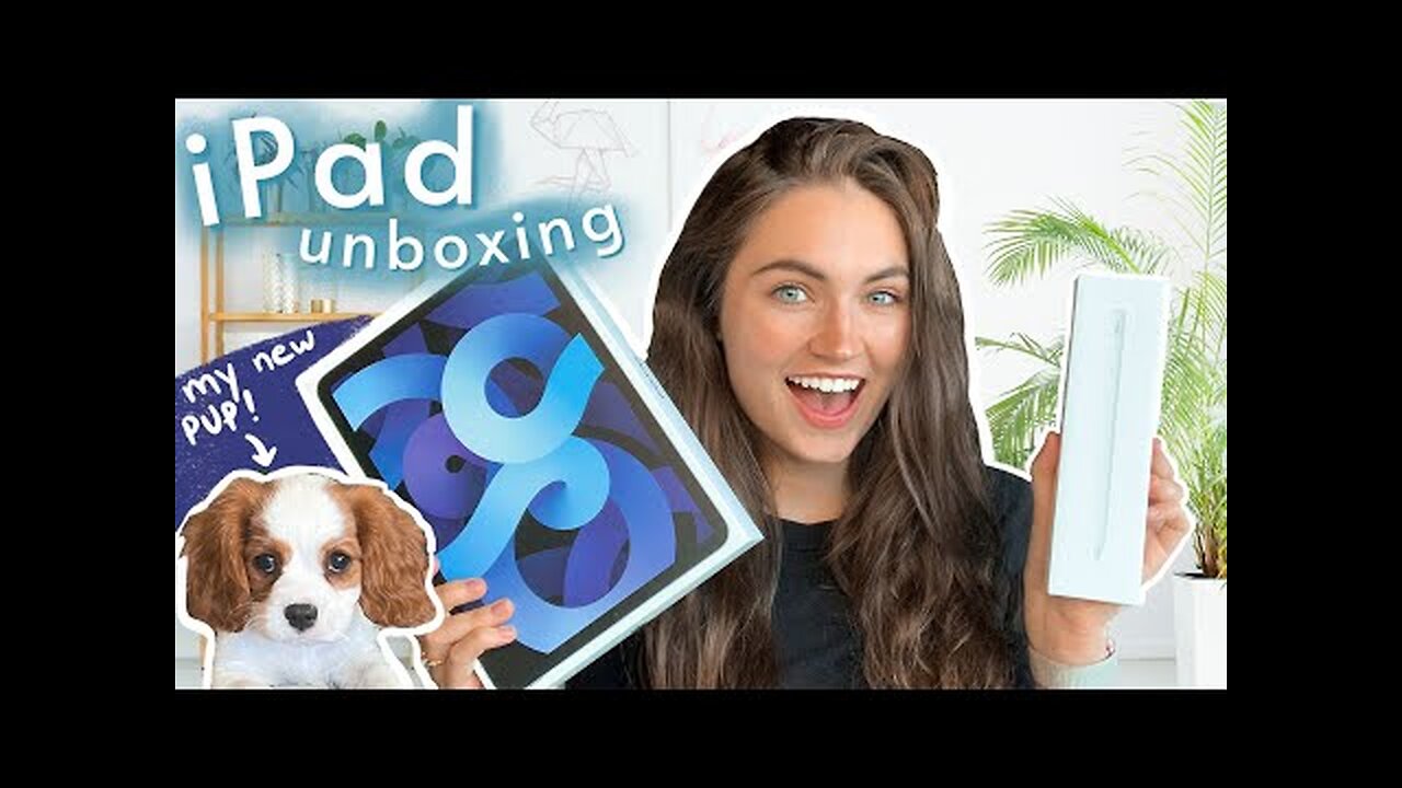 iPad Air 4 Unboxing and Accessories + How I use it as a Consultant & YouTuber (Ft. My New Puppy)