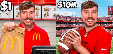 Mr Beast: $1 vs $10,000,000 Job!