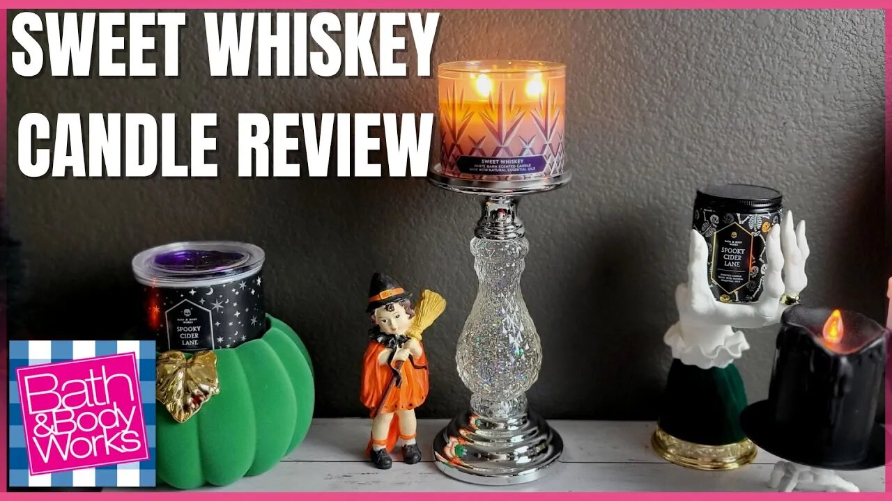NEW Sweet Whiskey Candle Review | Thankful Toast Collection | Bath & Bodyworks | #bathandbodyworks