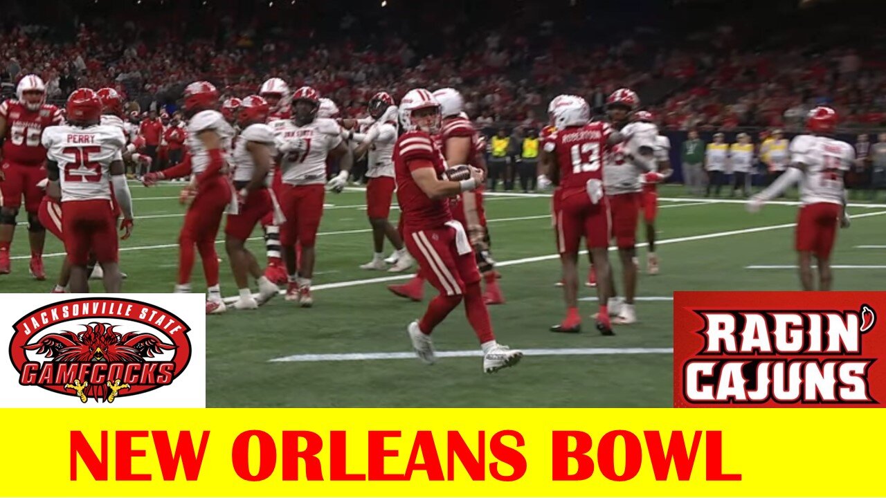 Jacksonville State vs Louisiana Football Game Highlights, 2023 New Orleans Bowl