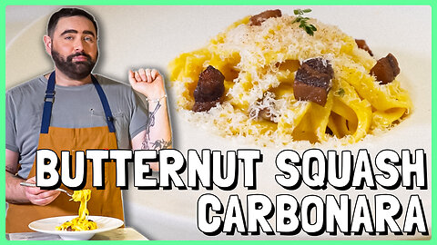 Butternut Squash Kiki Carbonara | Kiki Kuisine Presented By Hexclad | Joey Camasta