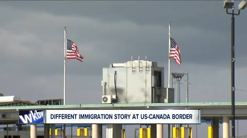 U.S.-Canada border tells different immigration story