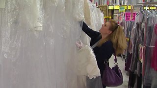 Ollie's selling $199 wedding gowns: really?