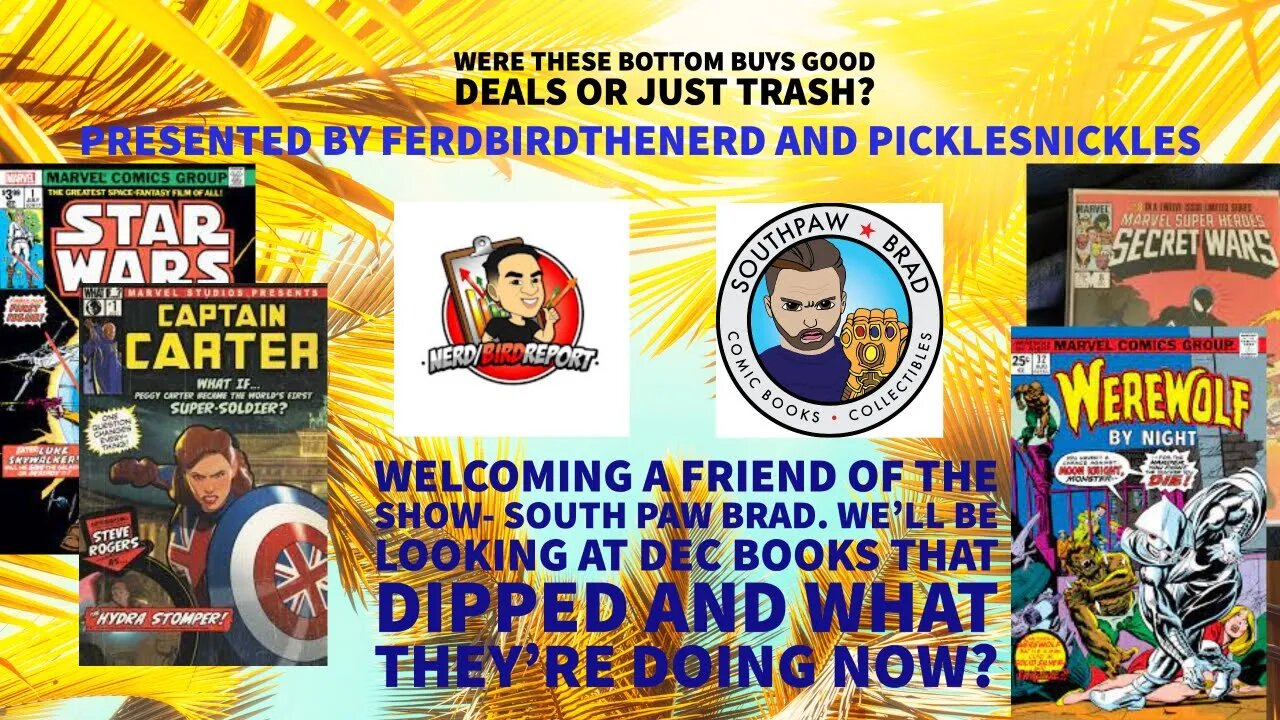 Comic Book Market 2022 to Present Day Update - Did you buy the dip in the market? South Paw Brad!!