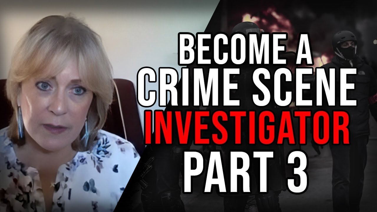 How To Become a Crime Scene Investigator (CSI) Part 3 - Francine Bardole