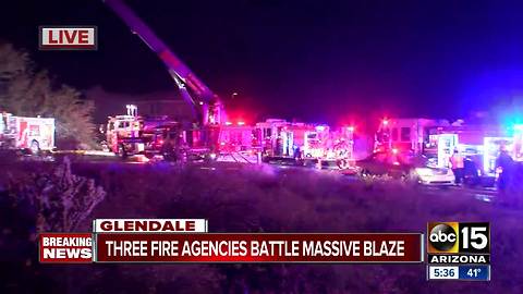 First-alarm blaze breaks out at Phoenix home