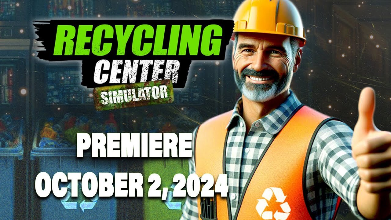 Recycling Center Simulator | Release Date Announcement Trailer