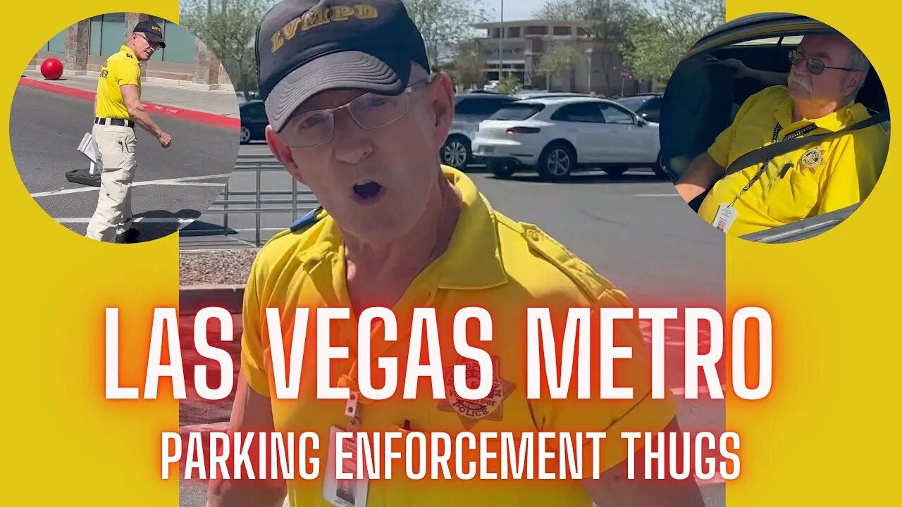 Las Vegas Metro / Parking Enforcement Thugs / Illegally Parked in Fire Zone as They Issue Tickets 🐷🚔