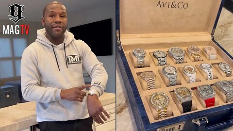 "I Like To Shine" Floyd Mayweather Explains Why He Travels With 45 Custom Watches! ⌚️