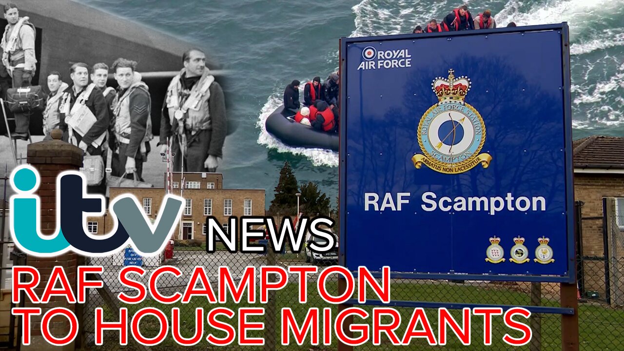 ITV New report on RAF Scampton housing illegal immigrants #enoughisenough #RAFScampton #stoptheboats