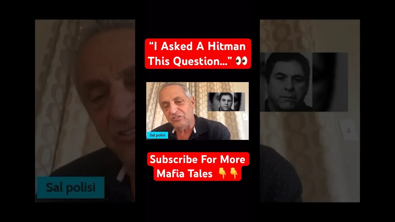 Sal Polisi- “I Asked A Hitman This Question…” 👀 #mafia #hitman #truecrime #killer