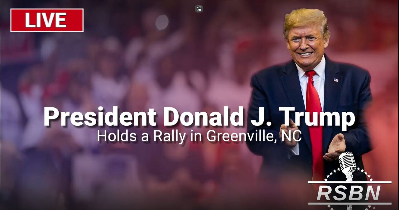 Trump Rally in Greenville, North Carolina - WATCH PARTY! 10.21.2024