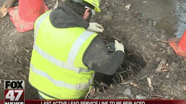 Last active lead service line to be removed