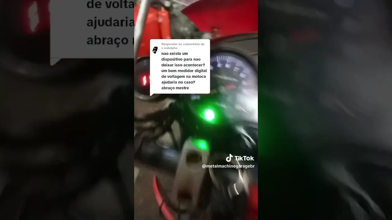 Voltímetro na moto - Perguntas Feitas na Rede Vizinha (Aquela que as "muié dança") #shorts