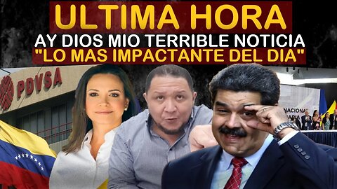 🔴SUCEDIO HOY! URGENTE HACE UNAS HORAS! MIRALO ANTES QUE LO BORREN - NOTICIAS VENEZUELA HOY