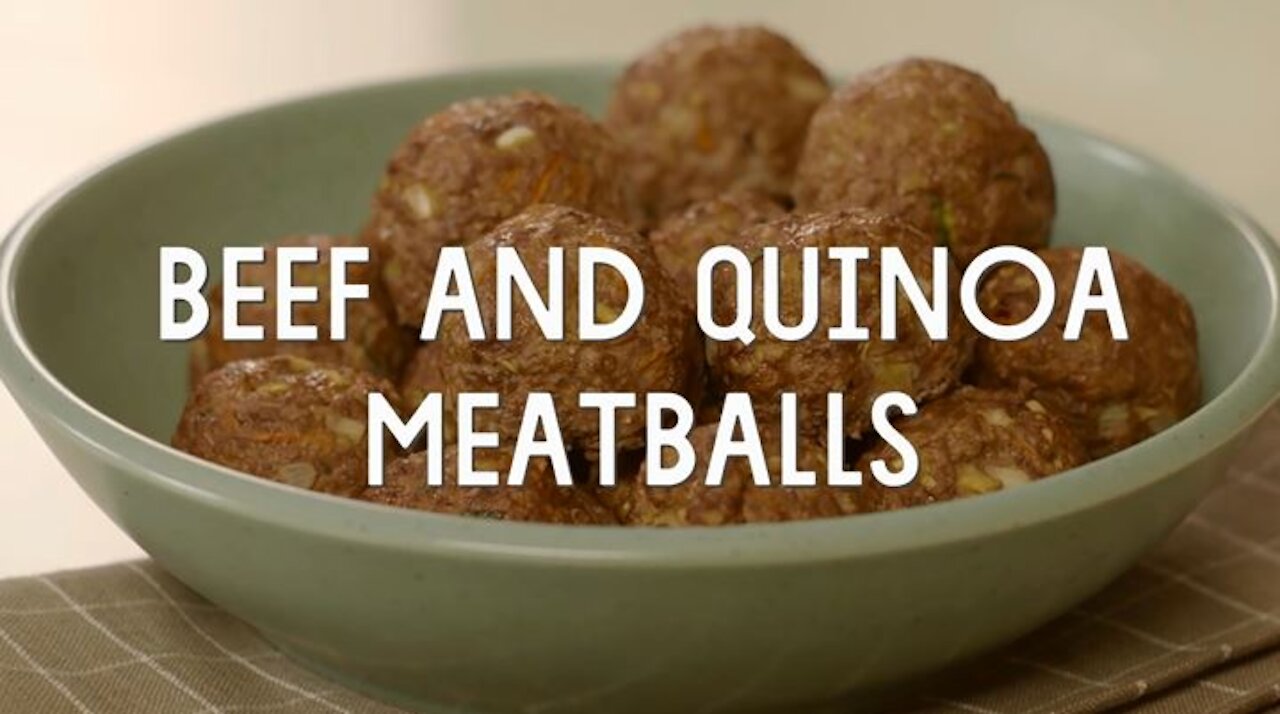 Beef & Quinoa Meatballs Recipe