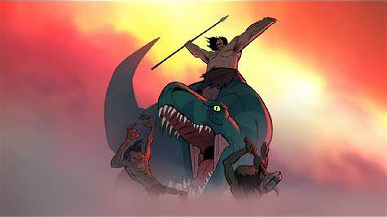 Human & Dinosaur