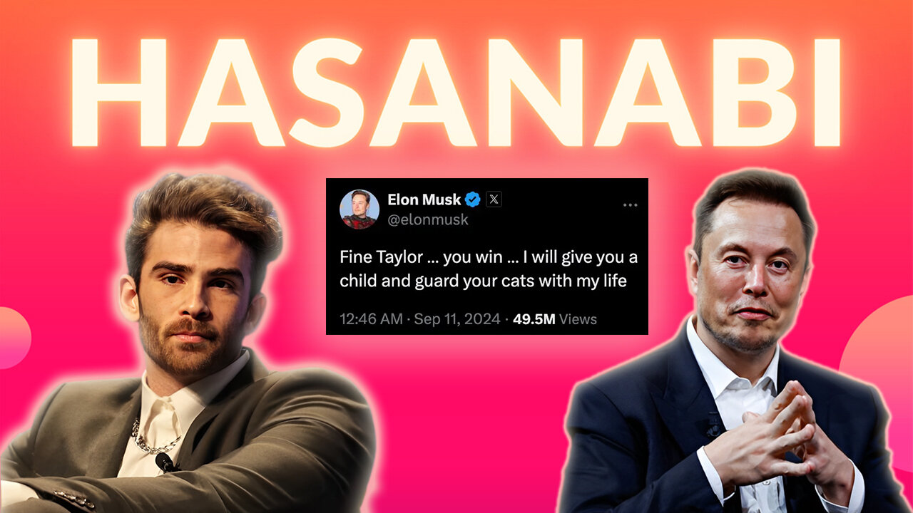 HasanAbi | Elon Musk trolls Taylor Swift