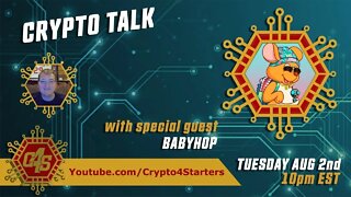 LIVE CRYPTO TALK AND AMA WITH BABYHOP AND SOME GIVEAWAYS!!