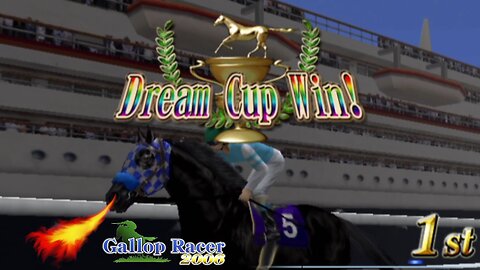 La Chona has captured the Dream Cup Regular - Gallop Racer 2006