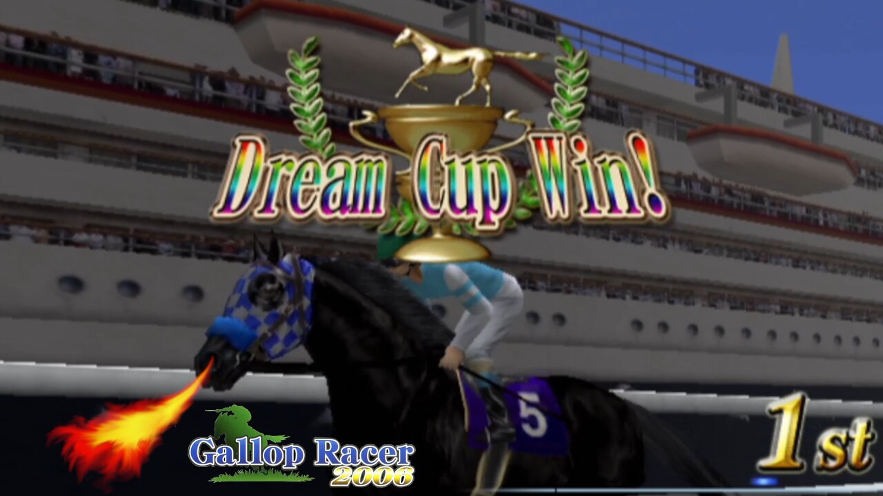 La Chona has captured the Dream Cup Regular - Gallop Racer 2006