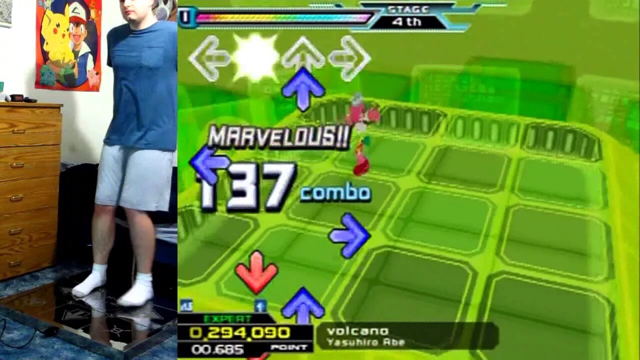 Dance Dance Revolution Supernova 2 - Volcano - Expert, AA-Rank, Full Combo!