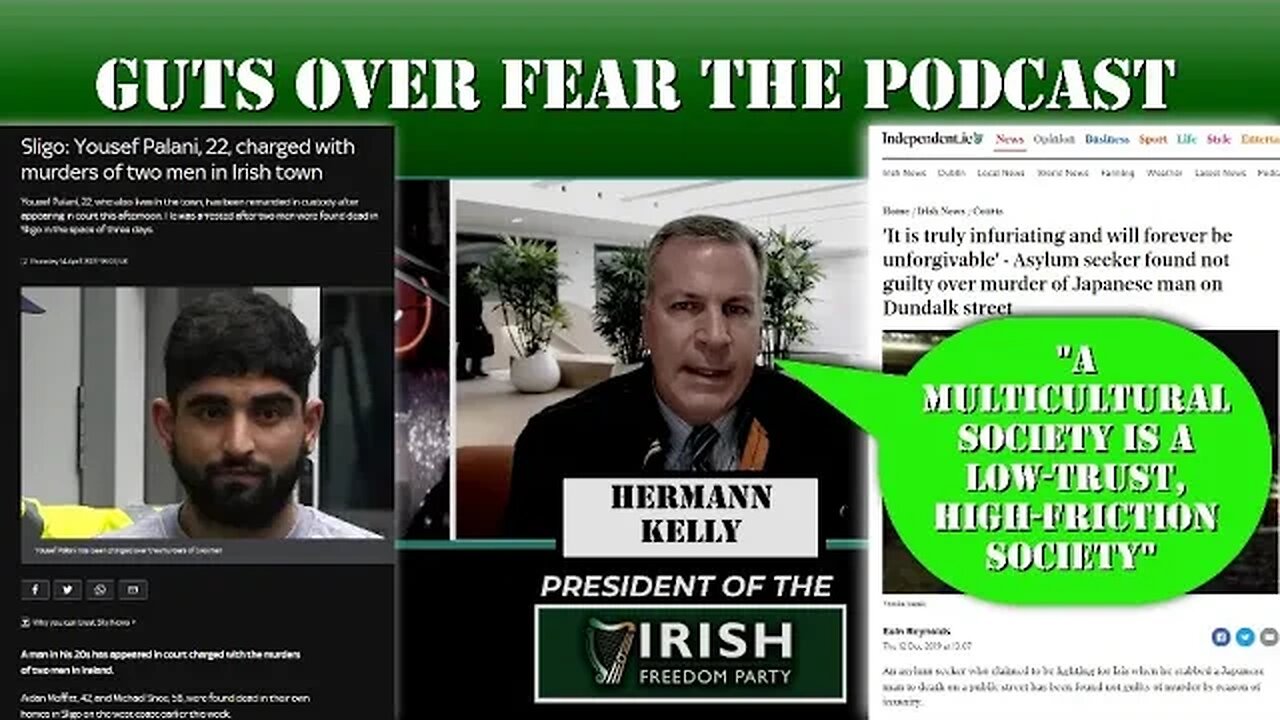 🟢"IRELAND FIRST"⚪"WELFARE JUNKIES" 🟠IREXIT!.. PT2 w/Hermann Kelly IFD President.