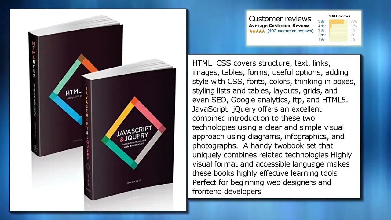 Web Design with HTML, CSS, JavaScript and jQuery Set