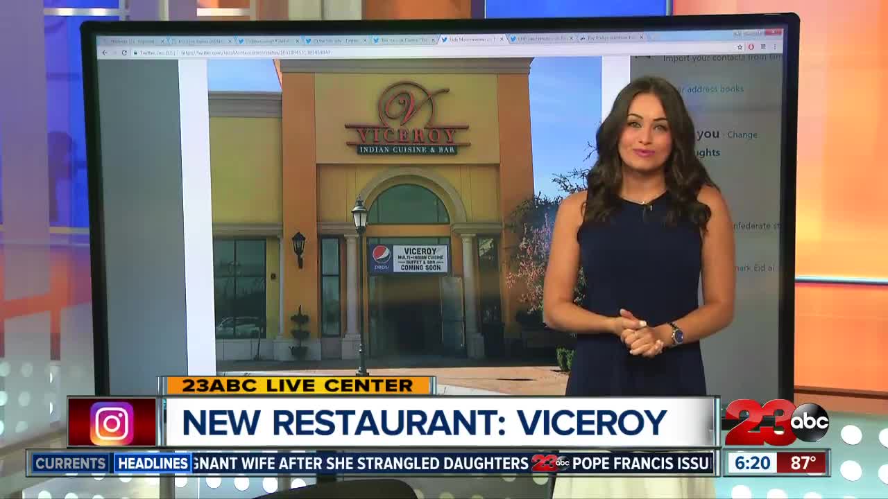 New Restaurant, Viceroy, opening in Southwest Bakersfield