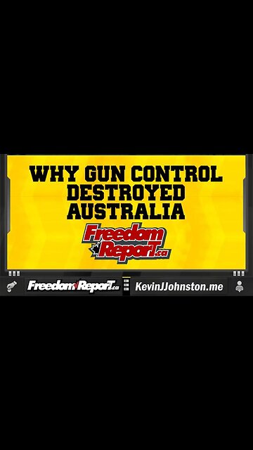 HOW GUN CONTROL DESTROYED AUSTRALIA AND WHY GUN CONTROL IS THE WORST IDEA EVER.