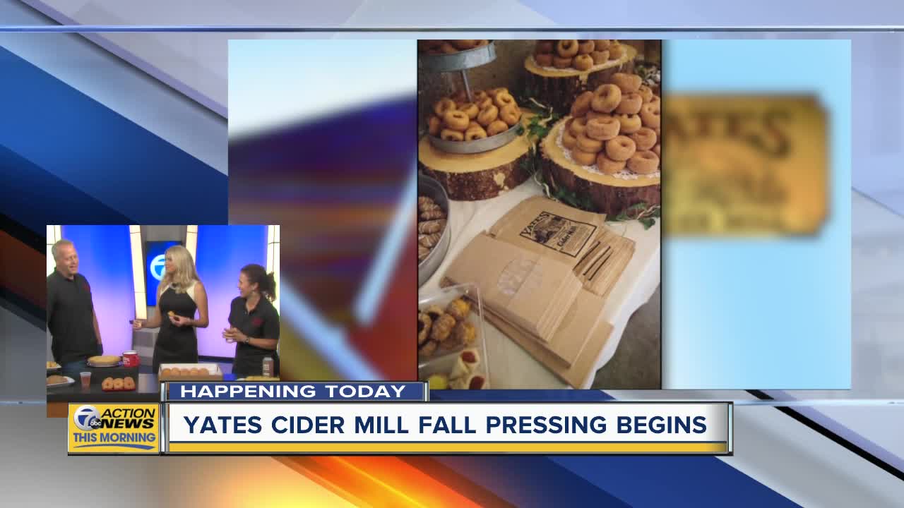 Yates Cider Mill begins pressing for cider in Rochester on Friday!