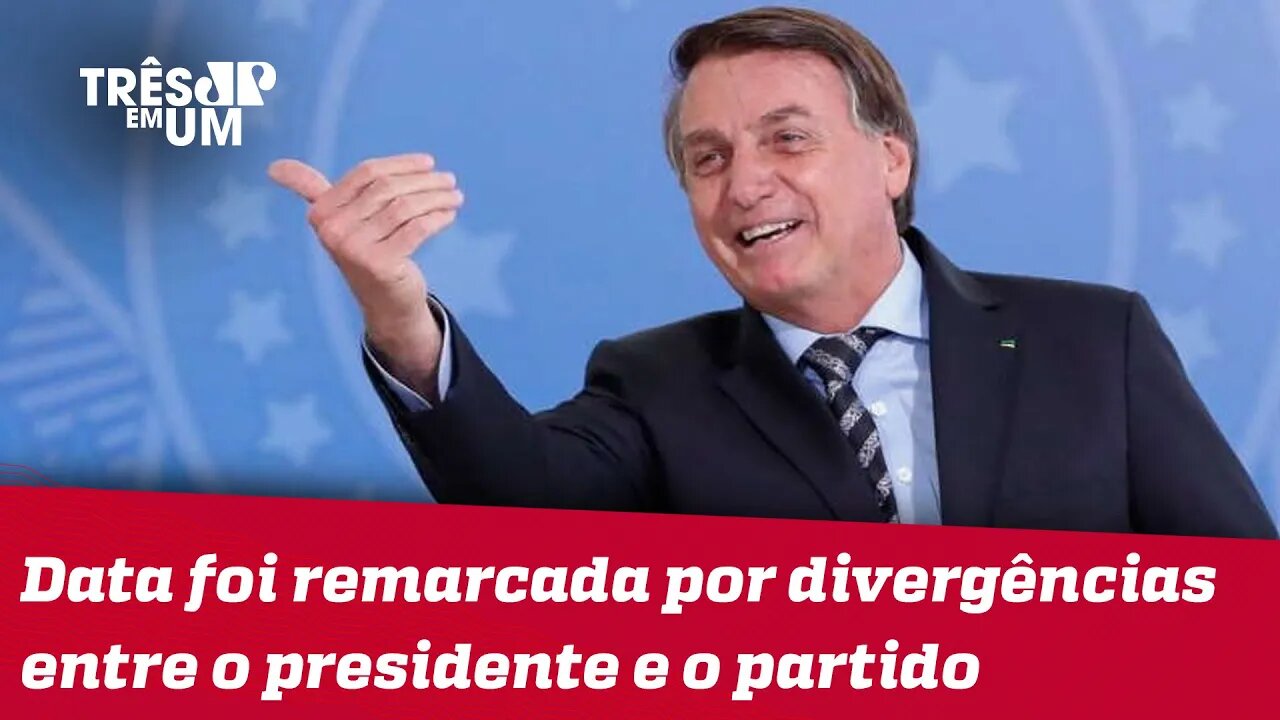 Bolsonaro oficializará filiação do PL nesta terça