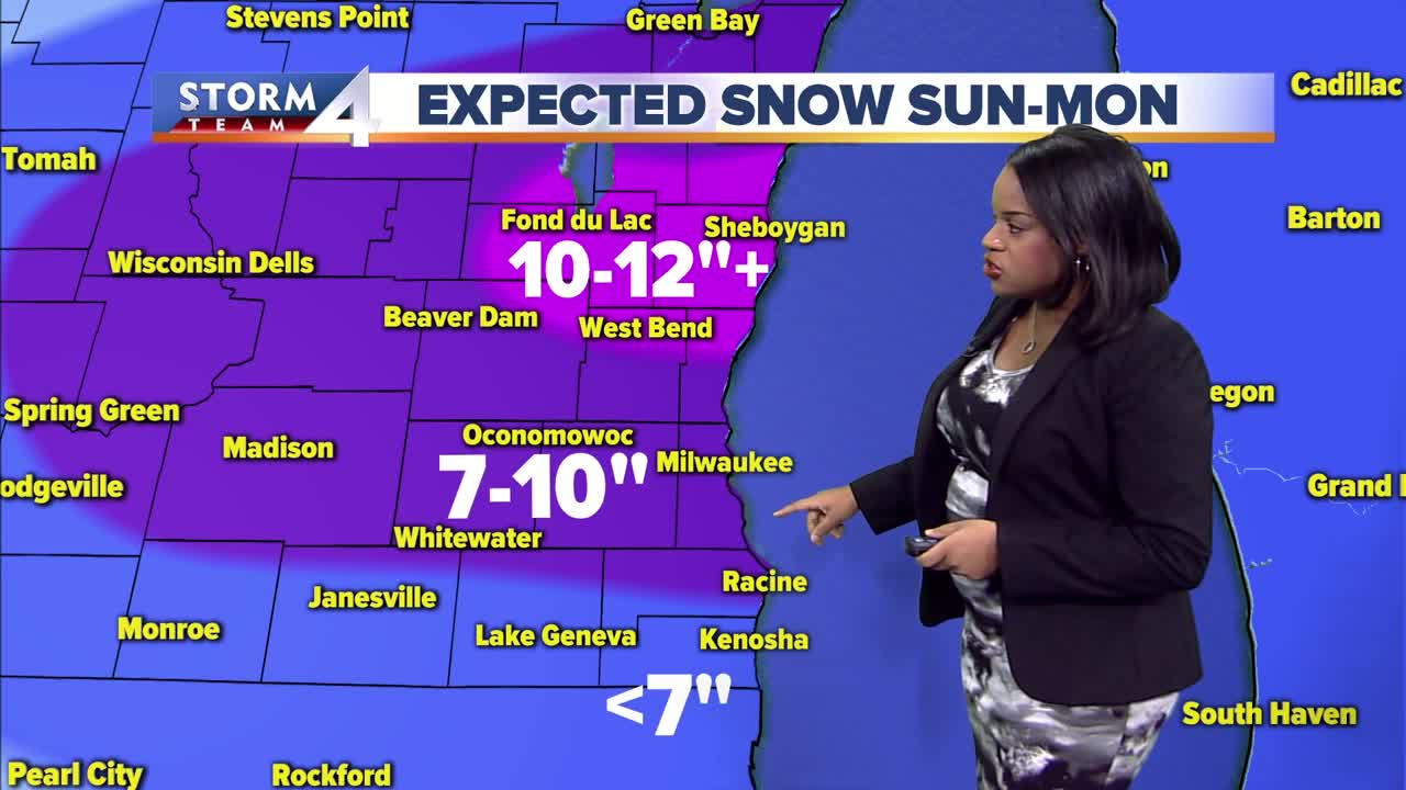 Winter Storm Warning for SE Wis. begins Sunday night