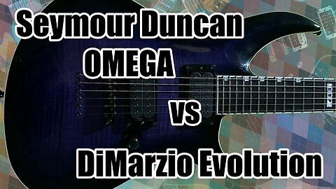 Esp: EII HORIZON III. Seymour Duncan omega vs Dimarzio evolution