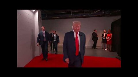 Donald Trump makes emotional appearance at Republican Convention