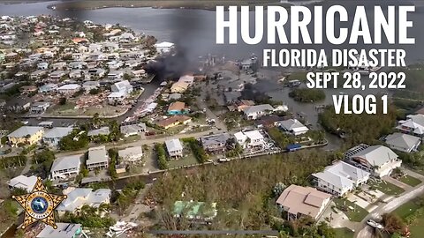 HURRICANE IAN HIT OUR HOME - Disaster Footage Of Cape Coral, Fort Myers. Large Bridge Collapsed