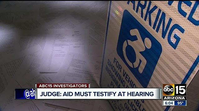 Advocates for Individuals with Disabilities to testify under oath