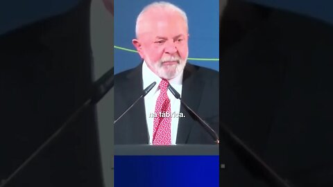 Durante o Fórum empresarial Portugal-Brasil, em Matosinhos, o Presidente Lula voltou a afirmar #lula