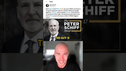 Peter Schiff is a bitcoin hater #fyp #crypto #peterschiff #bitcoin #gold #news #breakoutsolutions