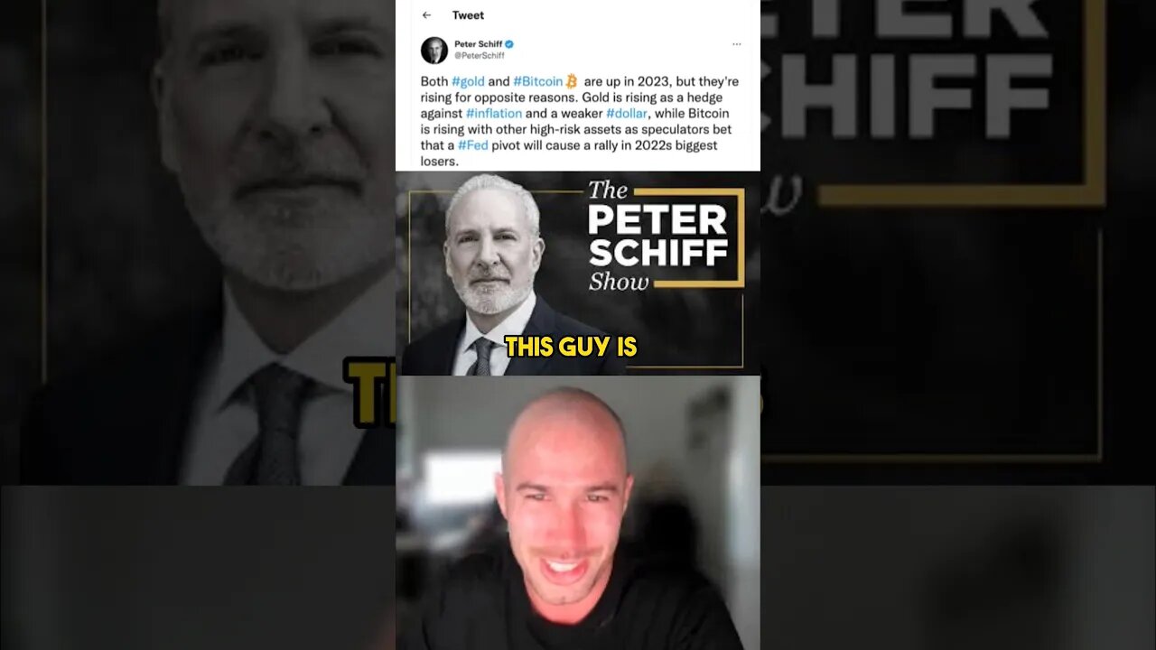 Peter Schiff is a bitcoin hater #fyp #crypto #peterschiff #bitcoin #gold #news #breakoutsolutions