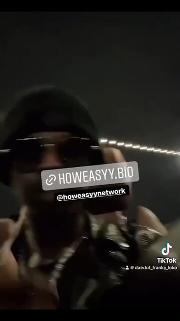 Dae Dot riding thru Hollywood