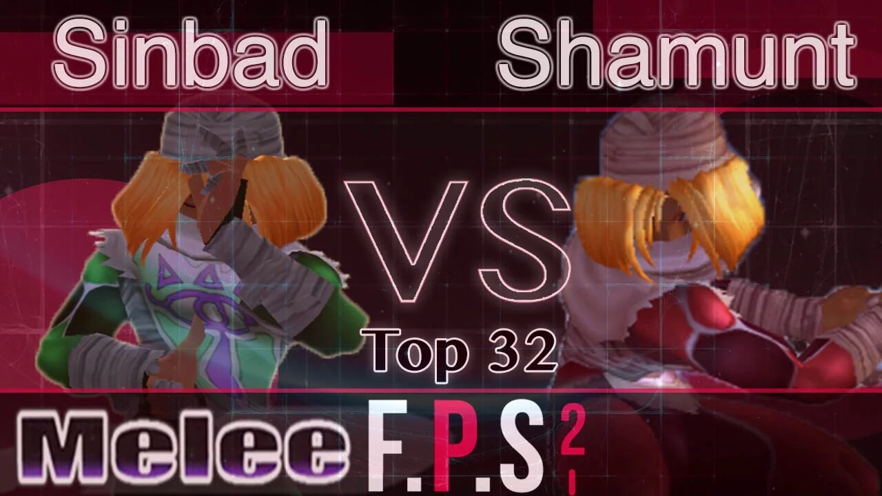 Sinbad (Sheik) vs. Shamunt (Sheik) - Melee Top 32 - FPS2