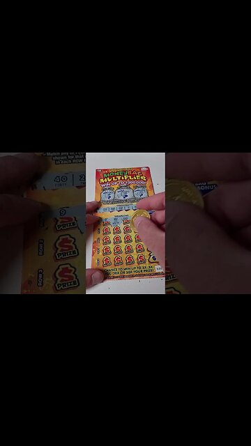 20X Lottery Ticket Winner on a $10 Scratch Off! #lottery