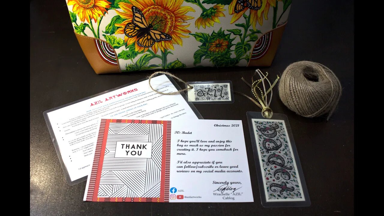 How I make my custom Label and Name Card/ Bookmark