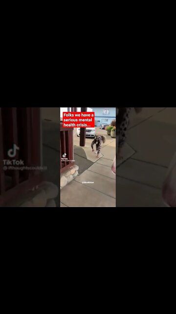 Folks we have a serious mental health crisis...